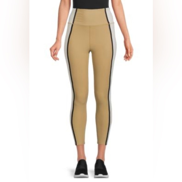 Sage Collective Pants - Sage Collective Colorblock Leggings  High Rise & Wide Paneled Waistline Size S
